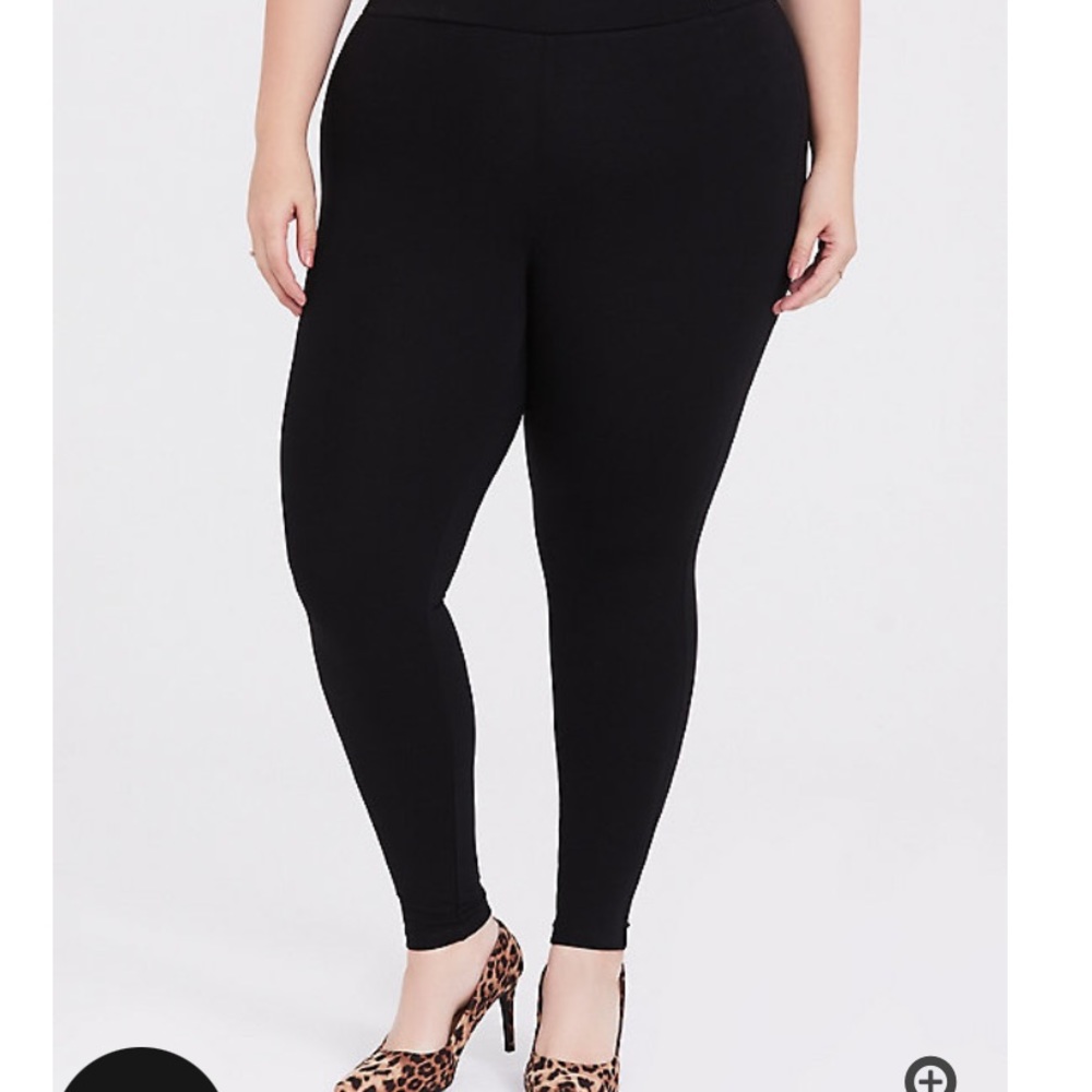 Torrid PLATINUM LEGGING - PONTE BLACK